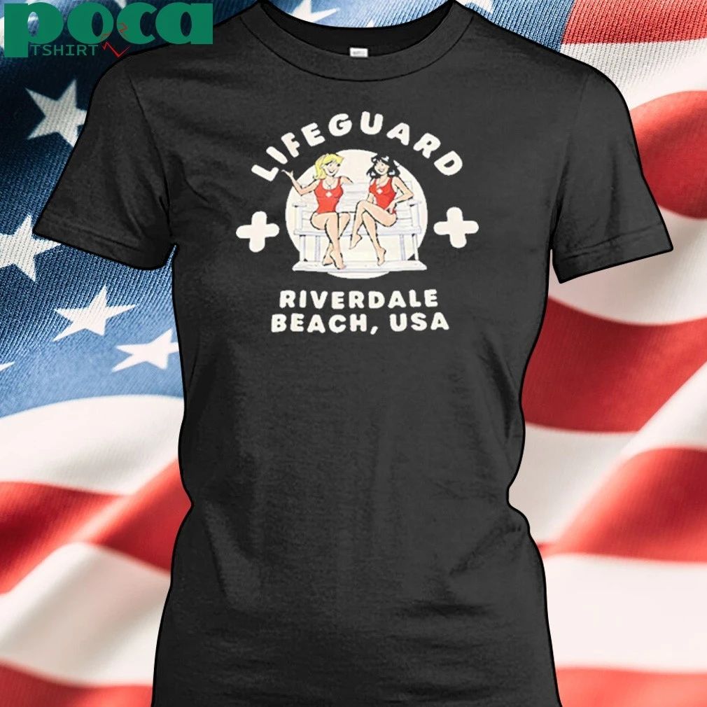 Life Guard Riverdale Beach USA Tee Shirt