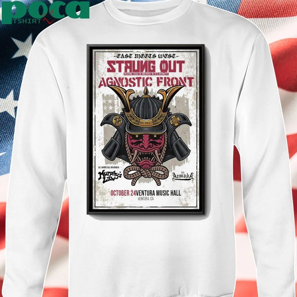 Strung Out October 24 2025 In Ventura CA Poster shirt