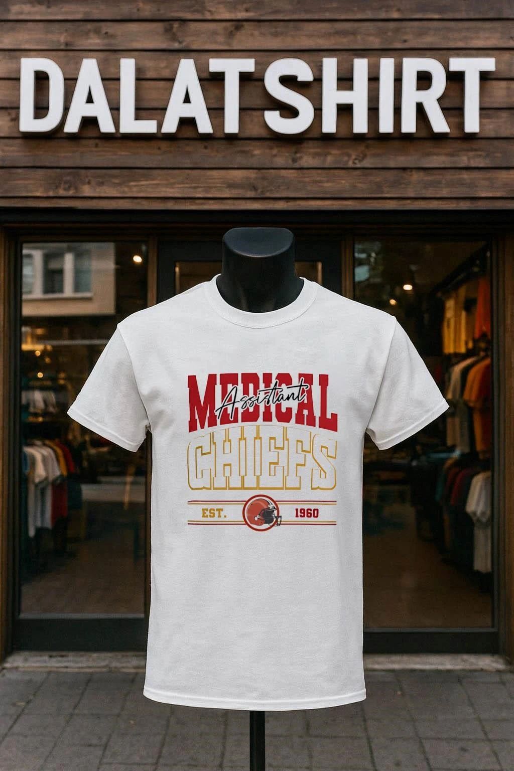 Medical Assistant Chiefs Est. 1960 Football Helmet shirt