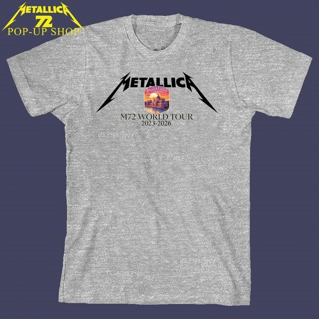Metallica M72 Budapest, Hungary World Tour 2023-2026 T-Shirt