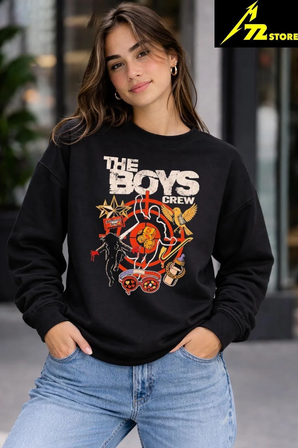 Jack Quaid Hughie Campbell The Boys Crew Shirt