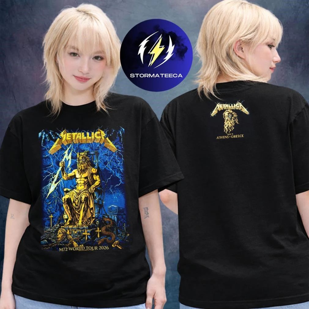Metallica M72 Athens Art By Revolverdart At Olympic Stadium In Athens Greece On May 9 2026 Shirt