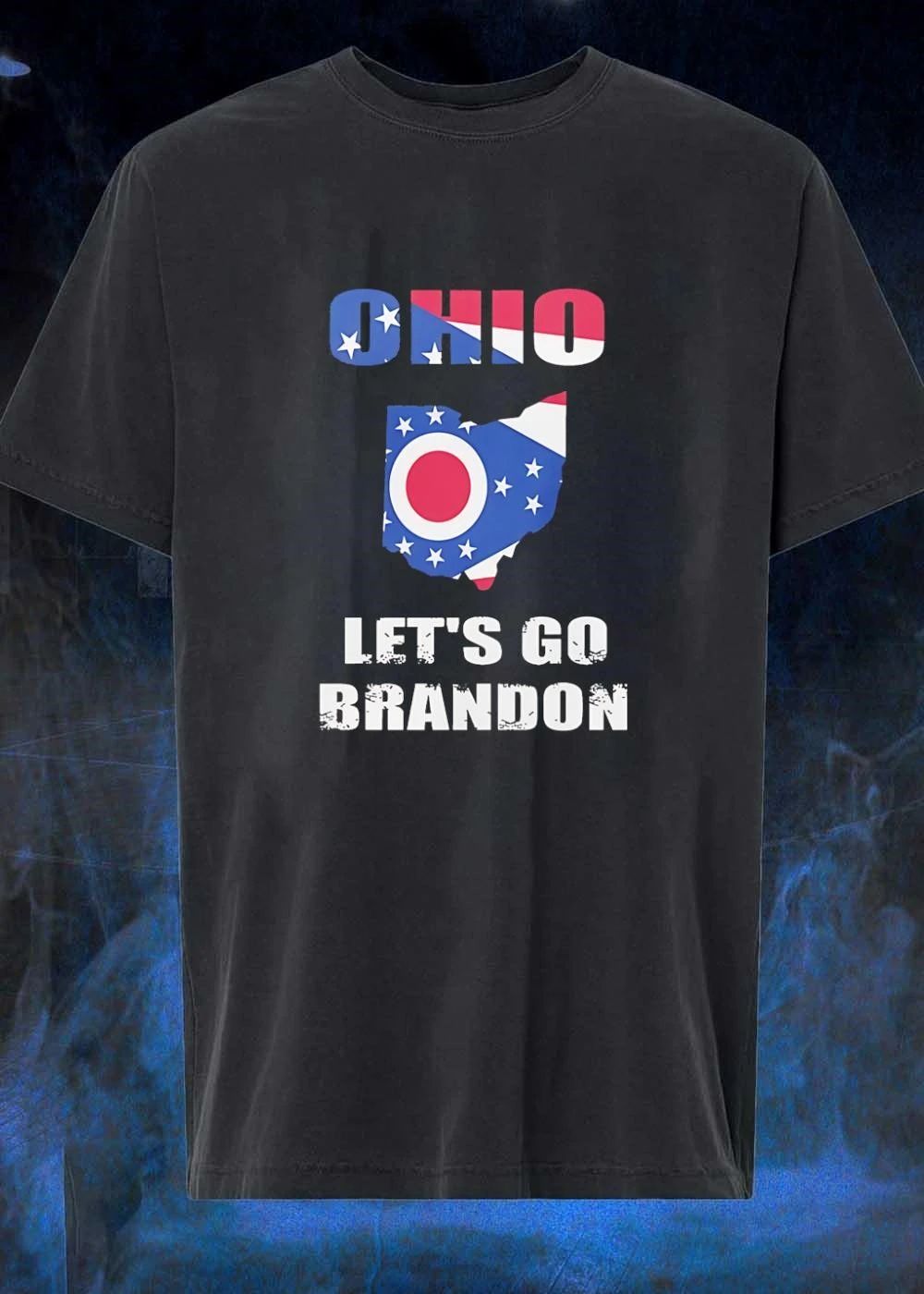Ohio Flag Let’s Go Brandon State Pride Patriotic T-Shirt