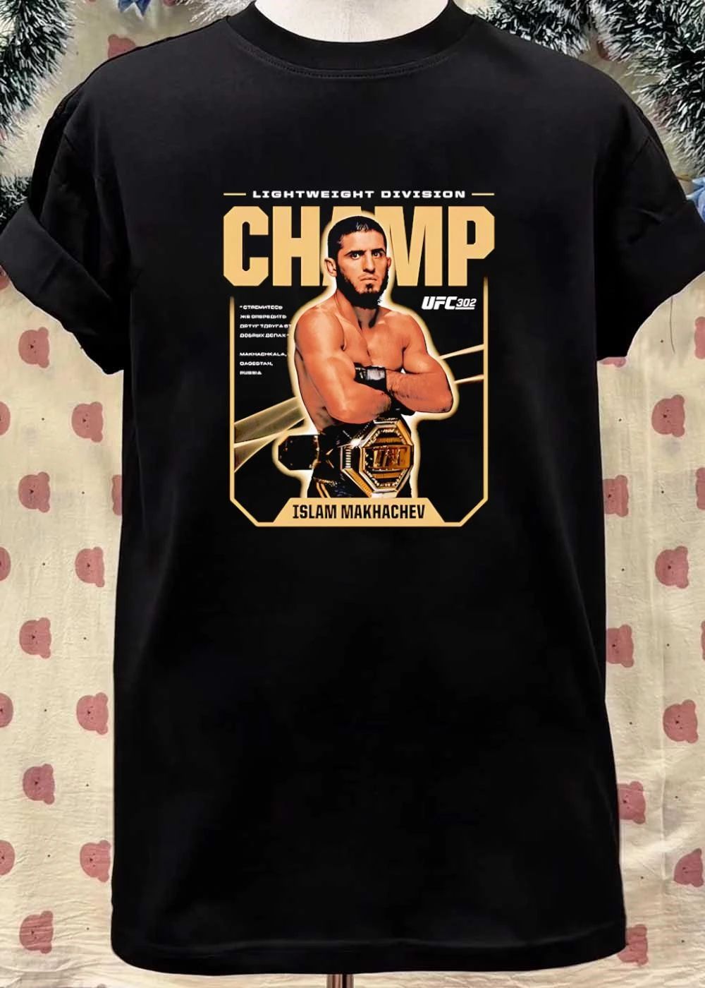 Islam Makhachev UFC 302 Lightweight Division Champ Shirt