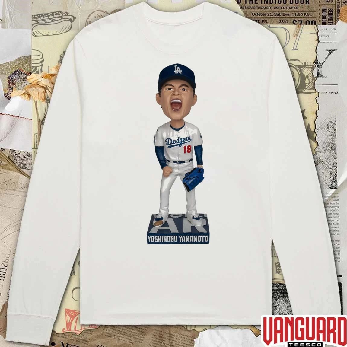Dodgers Yoshinobu Yamamoto Starter Series Bobblehead 2026 Giveaway t-shirt