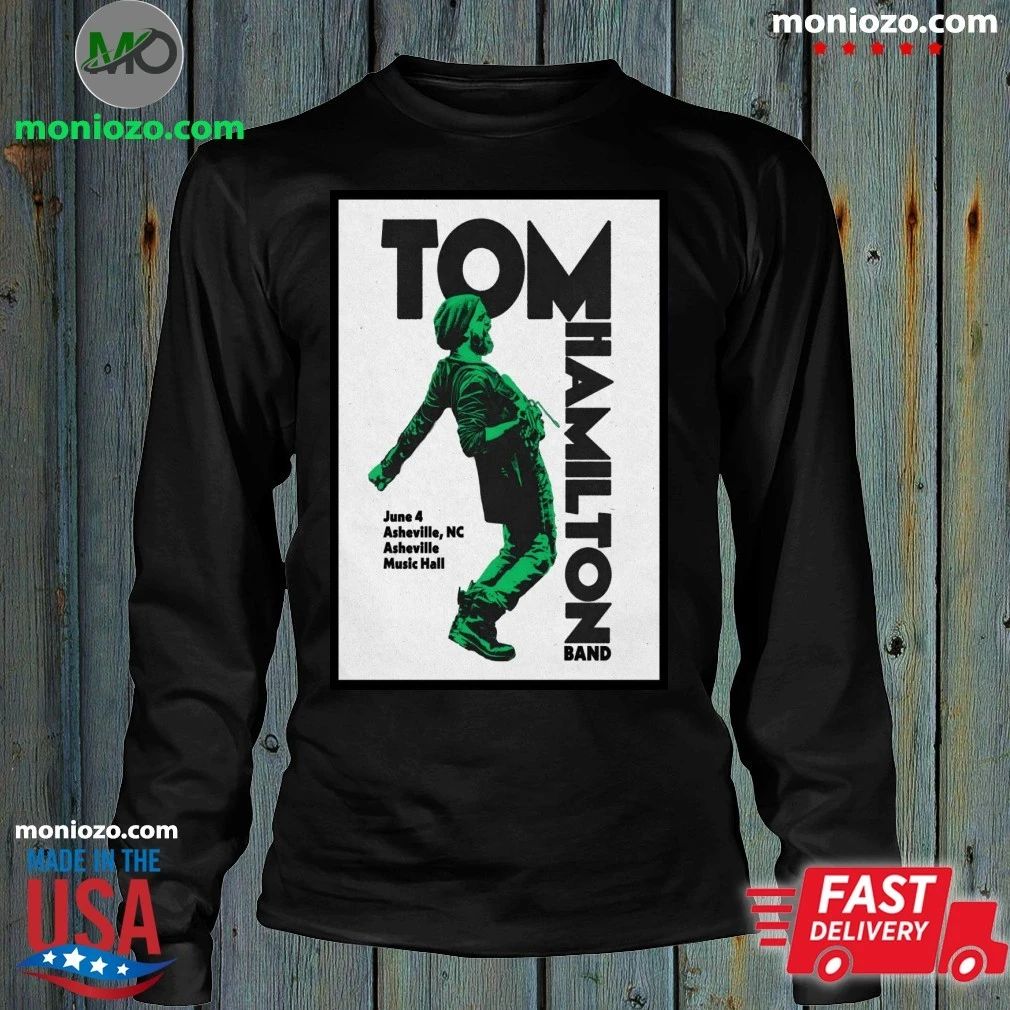 Original Tom Hamilton Jr Jun 4 2026 Asheville Music Hall Tour Poster T-Shirt