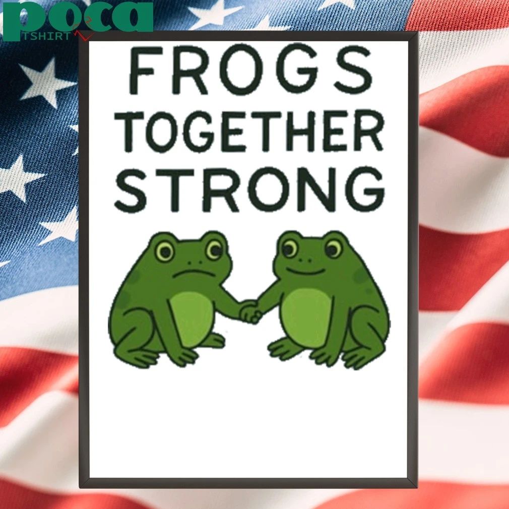 Portland Frog Frogs Together Strong T-shirt