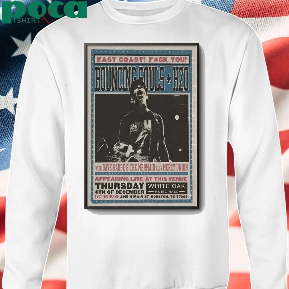 The Bouncing Souls Houston TX, December 4 2025 Poster shirt