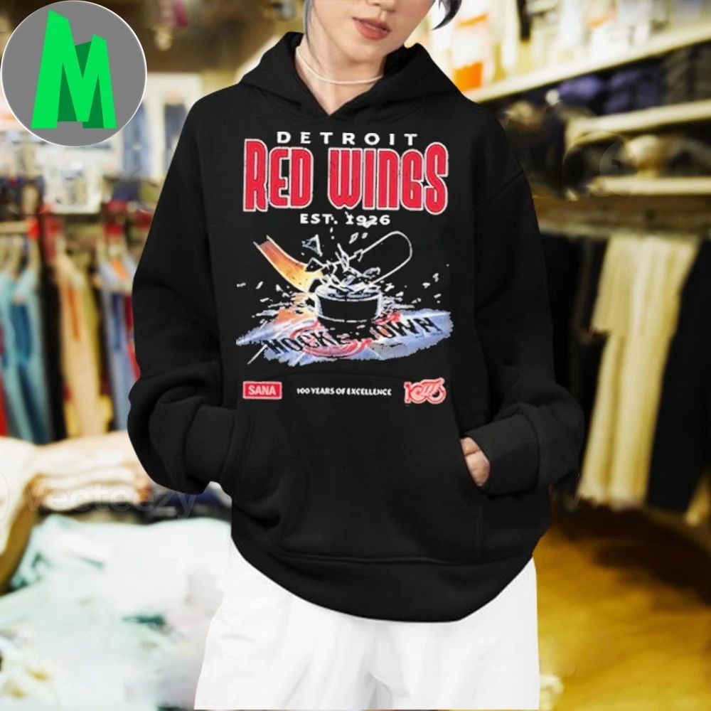 Sana Detroit Sana X Red Wings Hockey Town Hot Shirt