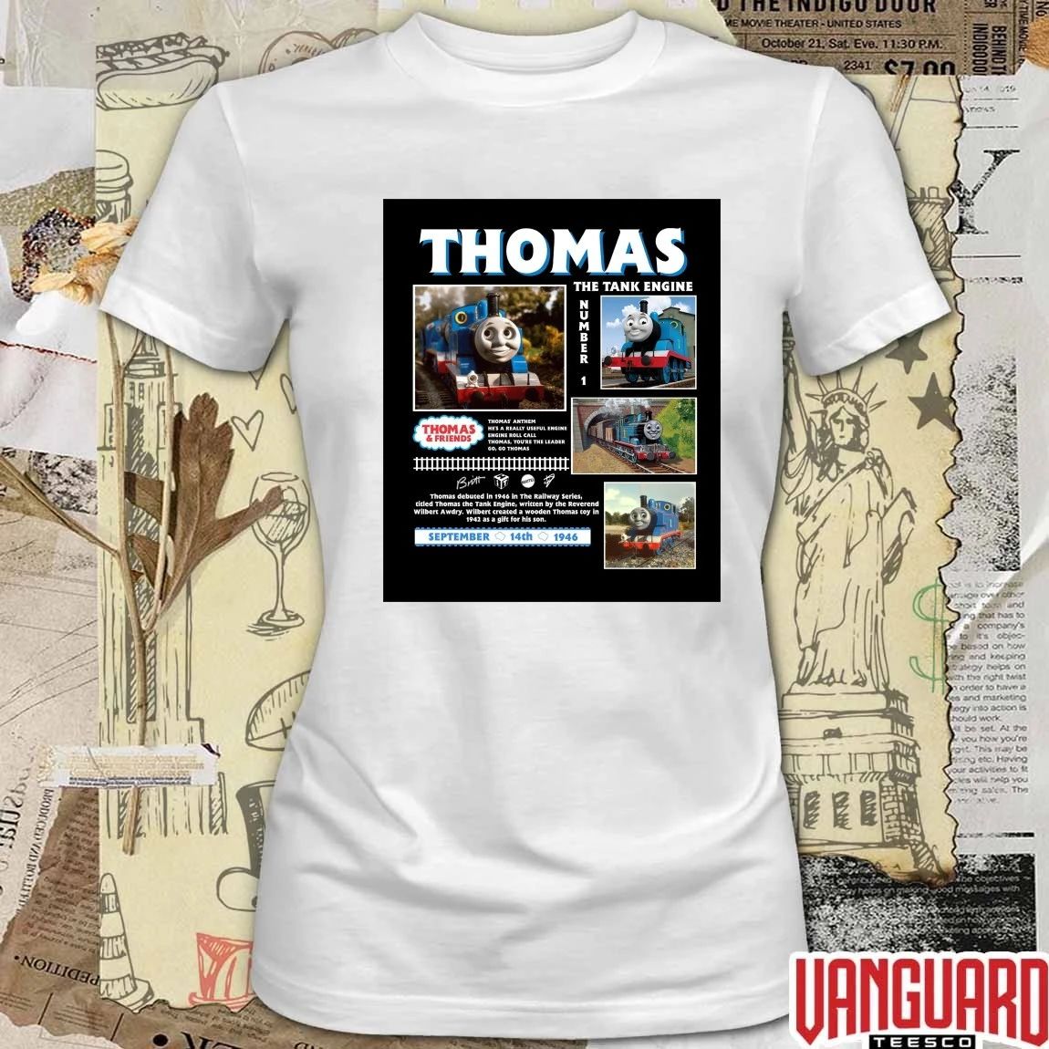 Thomas The Tank Engine Number 1 September 14th 1946 Poster t-shirt