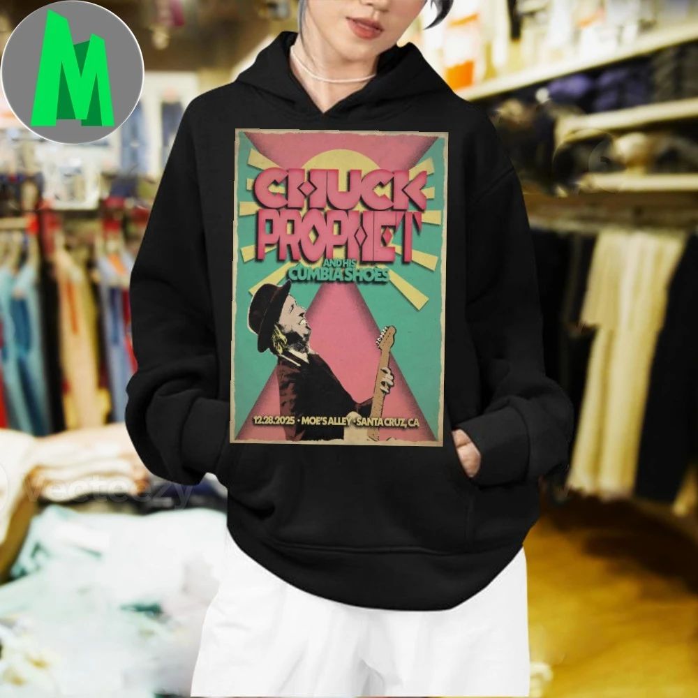 Chuck Prophet 12.28.2025 Santa Cruz CA Poster Shirt