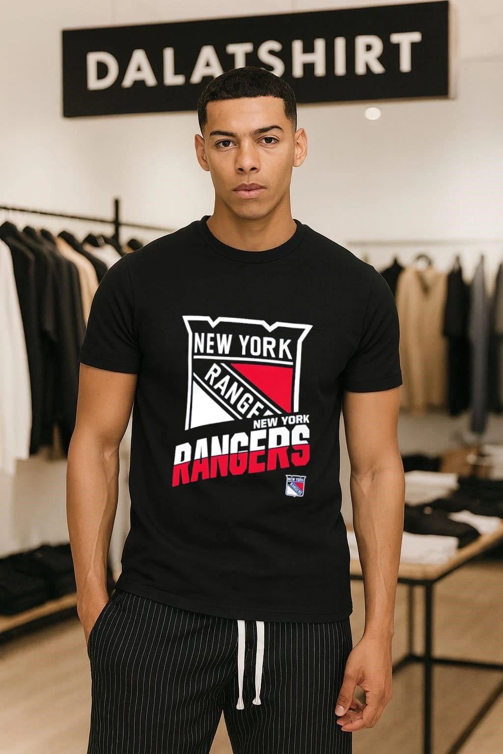 New York Rangers Shield Logo Classic Hockey Fan Graphic shirt