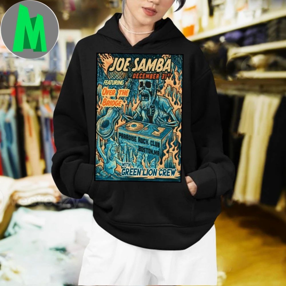 Joe Samba Paradise Rock Club In Boston MA Dec 31 2025 Poster Shirt