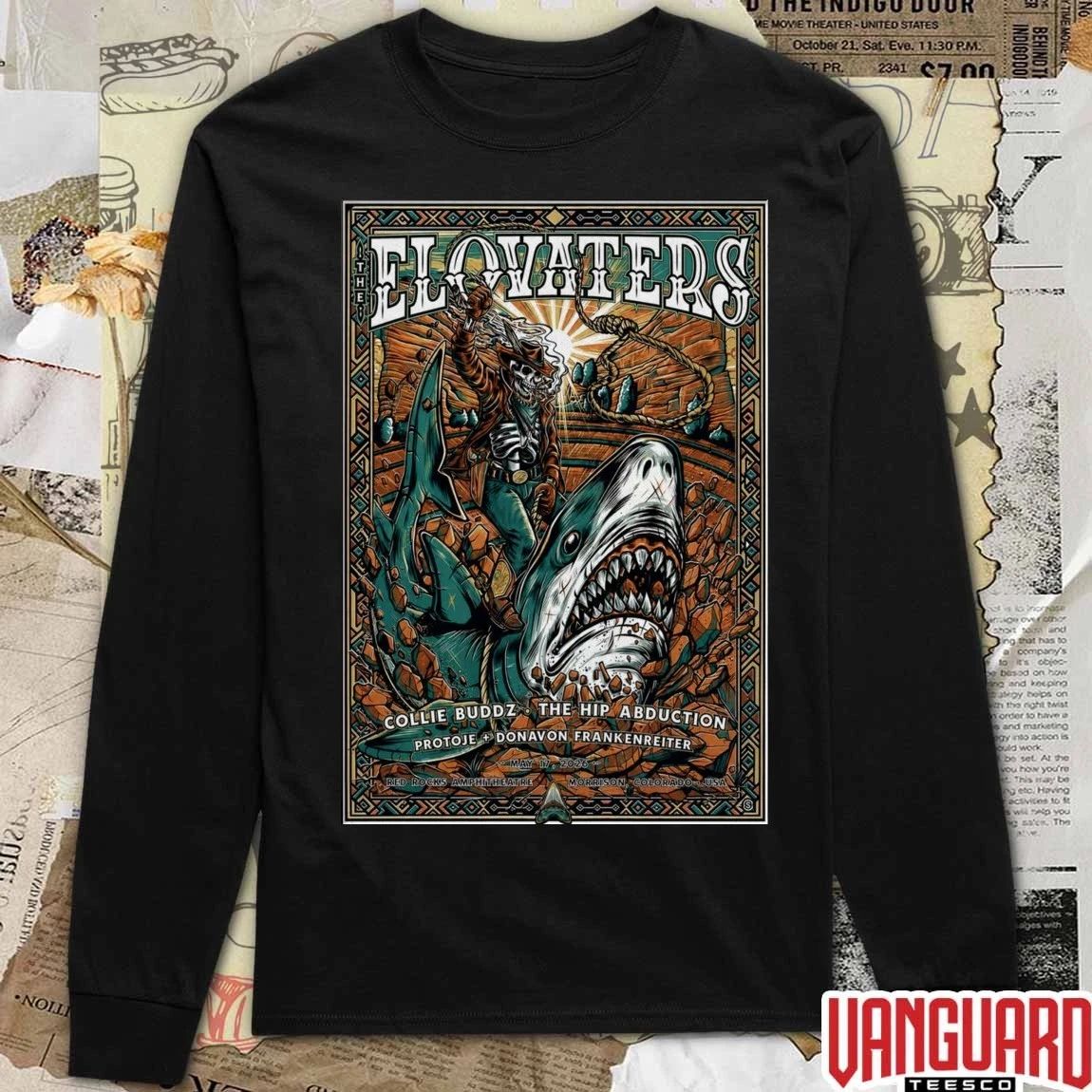 The Elovaters May 17 2026 Red Rocks Amphitheatre In Morrison CO Poster t-shirt