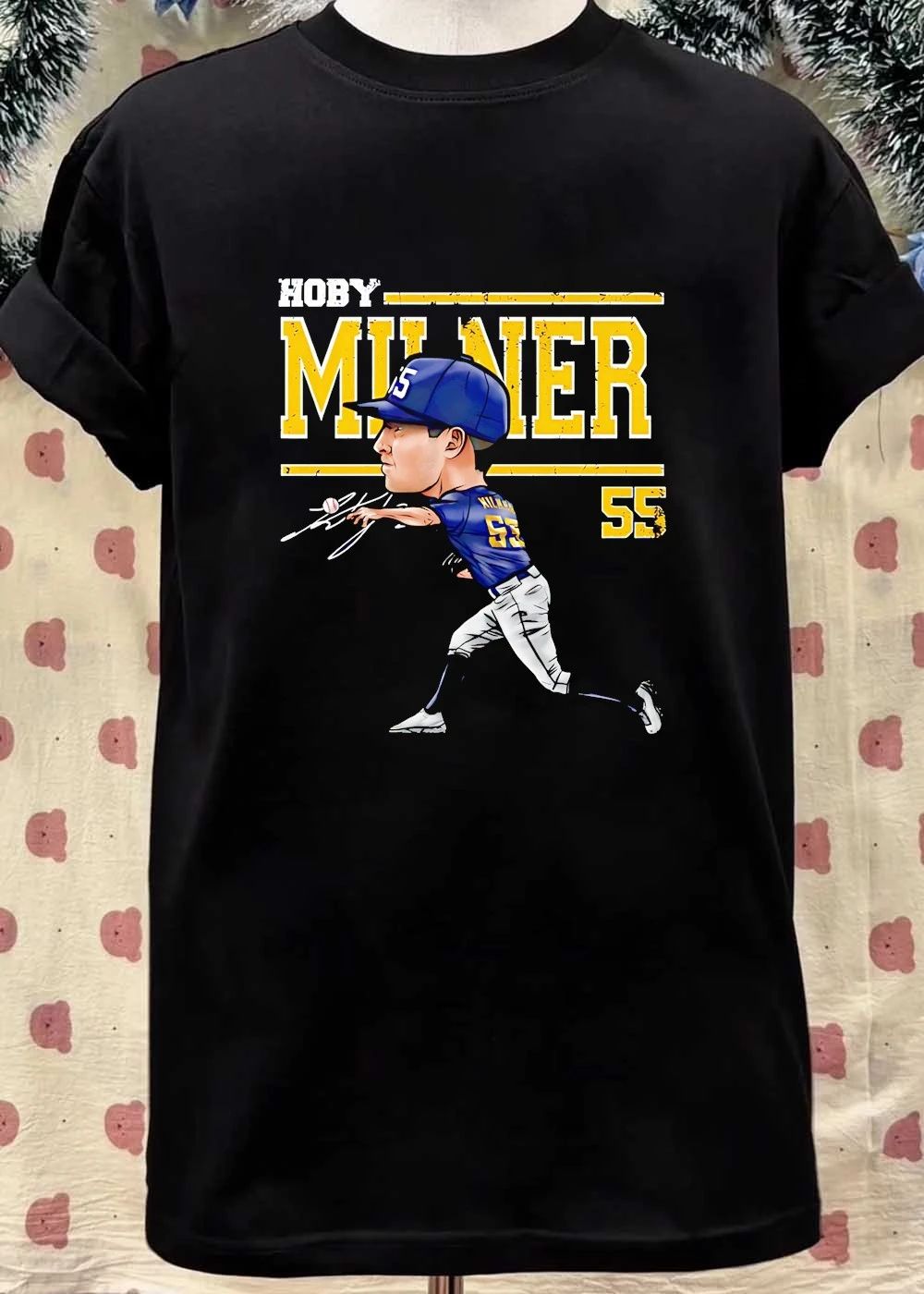 Hoby Milner Milwaukee Cartoon signature shirt
