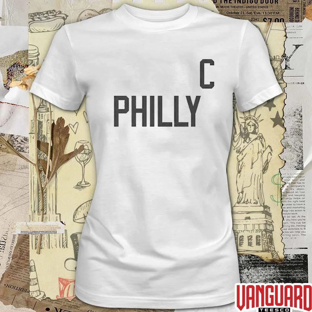 2026 Dave Portnoy Wearing PHILLY C t-shirt