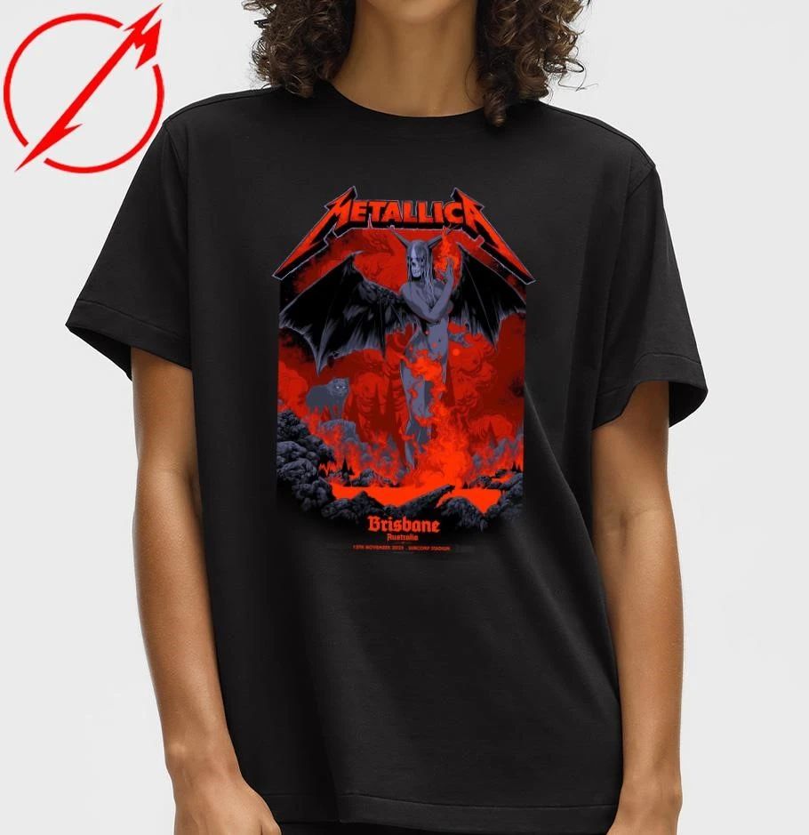 Metallica M72 Brisbane Pop Up Shop Tee By Ken Taylor On November 12 2025 Brisbane Australia Limited T-Shirt