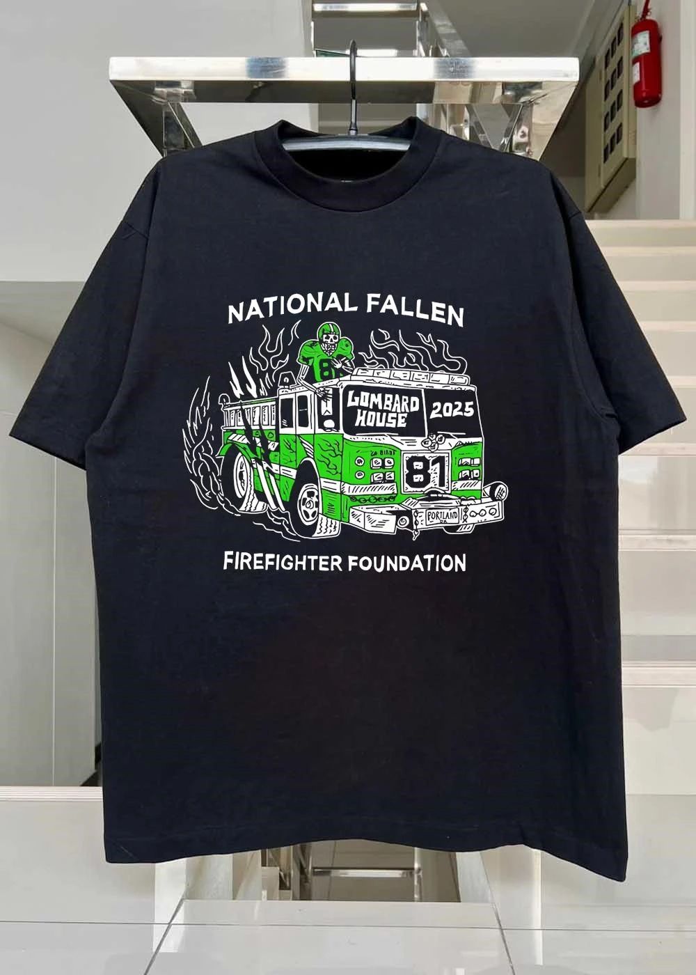 National Fallen Lombard House Firefighter Foundation shirt