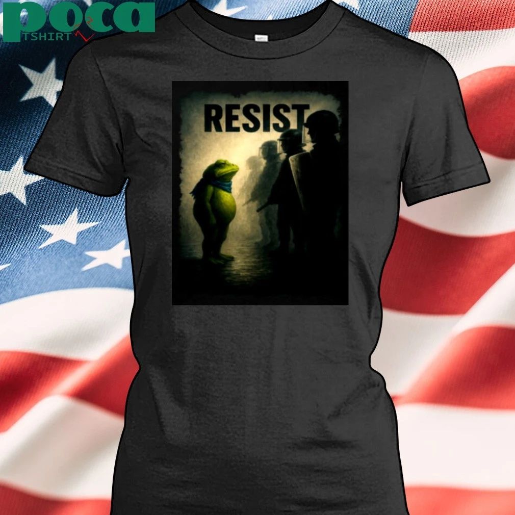 Rage Against The Machine Resist Portland Frog T-shirt