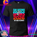 San Antonio Spurs Infant Item Of The Game 2026 Playoffs My First Playoffs Shirt