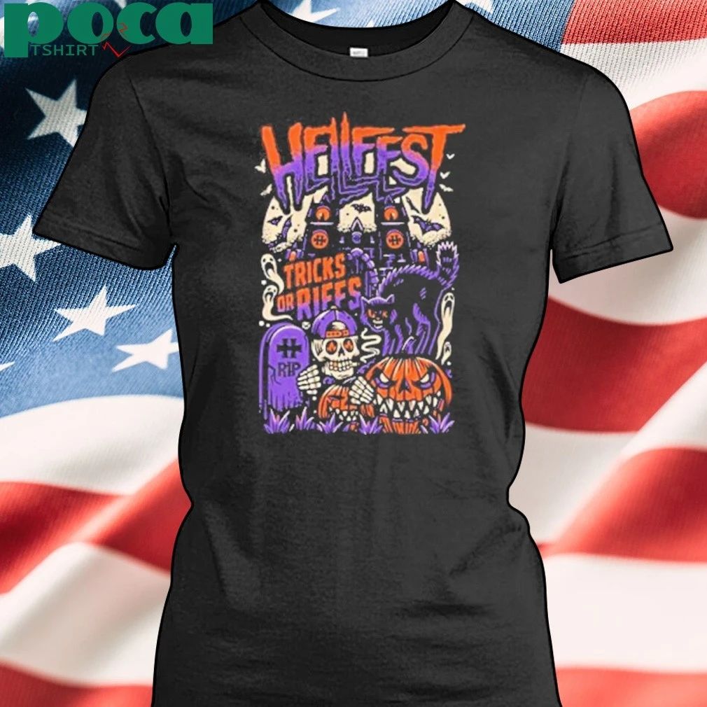 Hell Fest 2025 Halloween Tee Tricks Of Riffs shirt