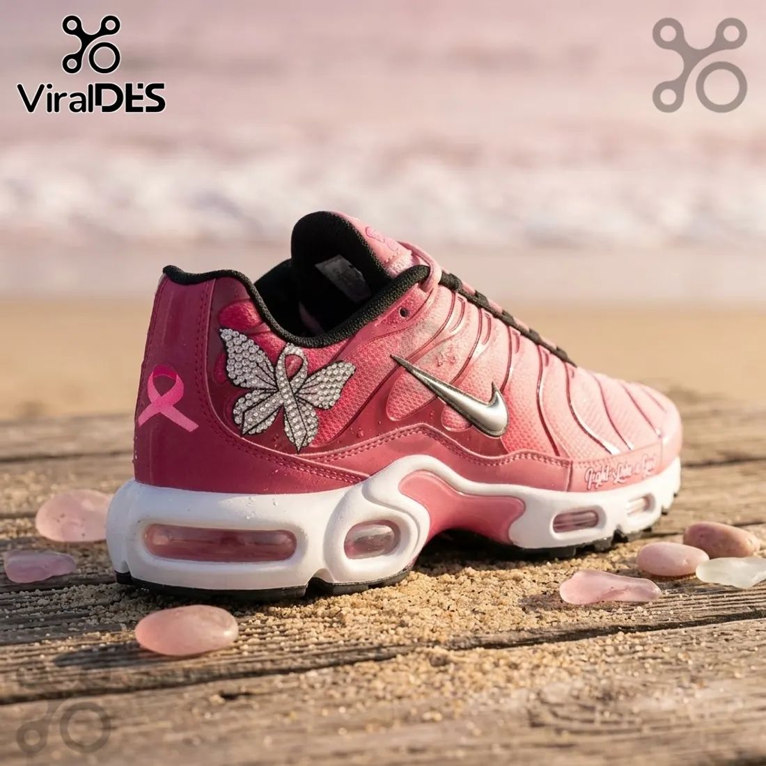 Breast Cancer Awareness Fight Like A Girl Air Max Sneakers
