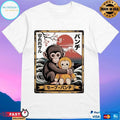 Punch Macaque Monkey 2026 Japanese Streetwear Graphic T-shirts