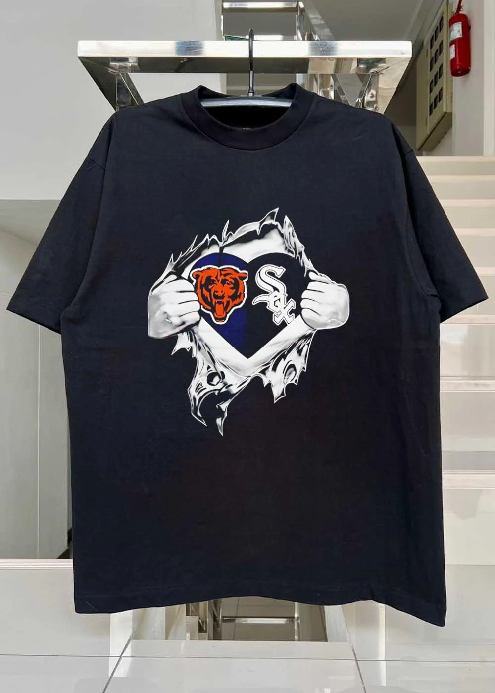 Chicago Fan Gear Show Your Love for the Bears and White Sox T-Shirt