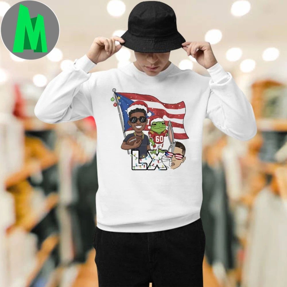 Original Bad bunny with frog lix christmas bad bunny frog Shirt