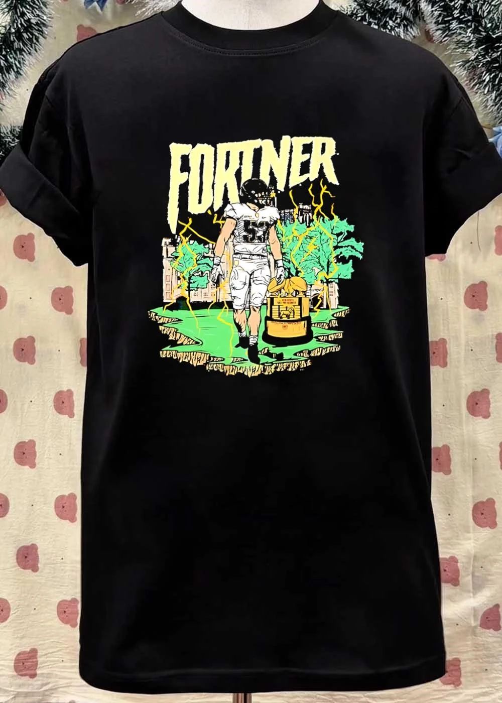 Army Black Knights Kalib Fortner 53 graphic shirt