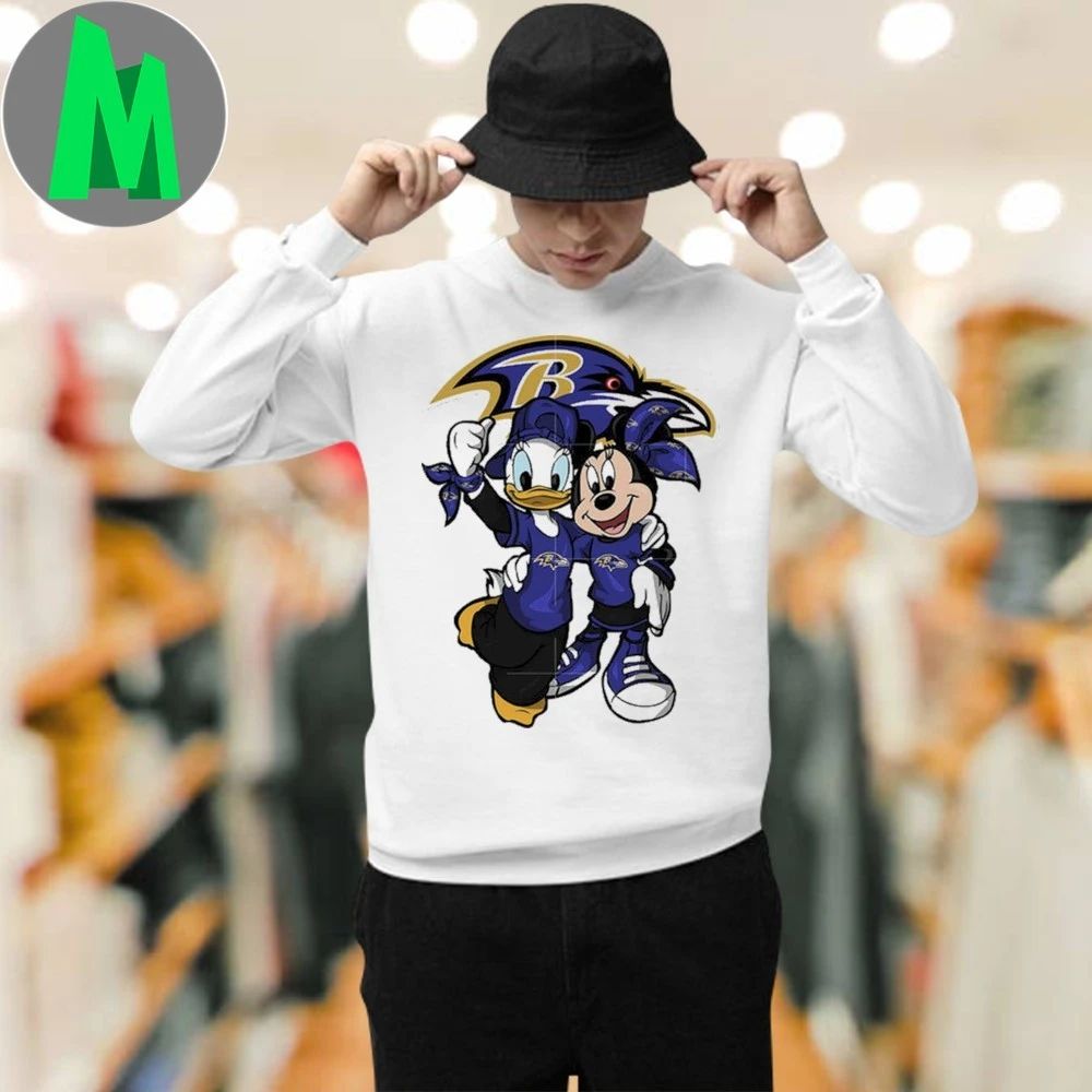 Daisy Minnie Baltimore Ravens Logo 2025 Shirt