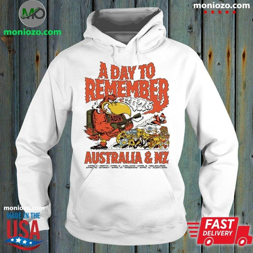 A Day To Remember AUS & NZ Tour 4 4 – 15 4 Edition For Fan Shirt