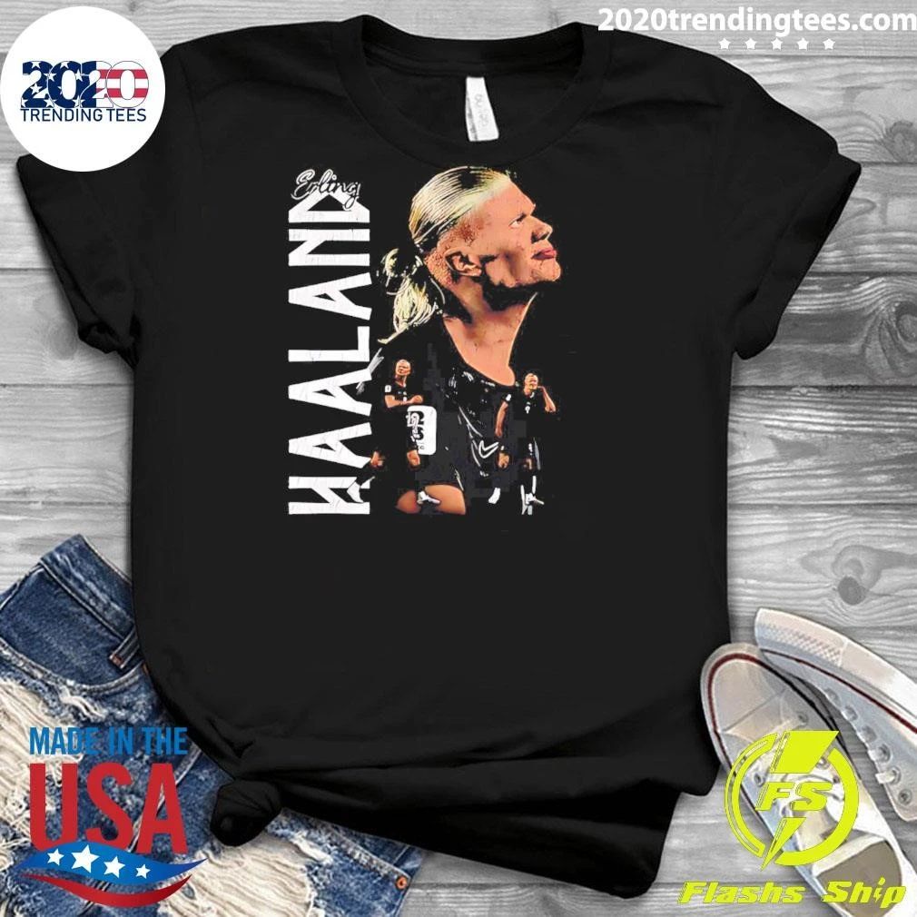 Erling Haaland Portrait Vintage Shirt