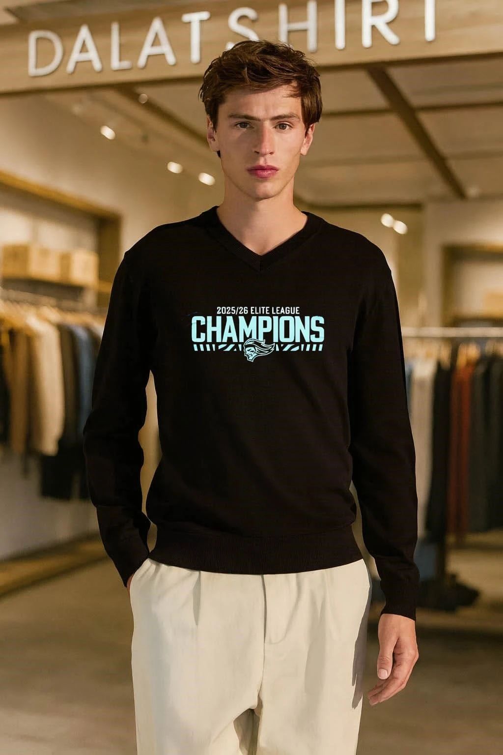 Belfast Giants 2026 Elite League Champions Locker Room shirt