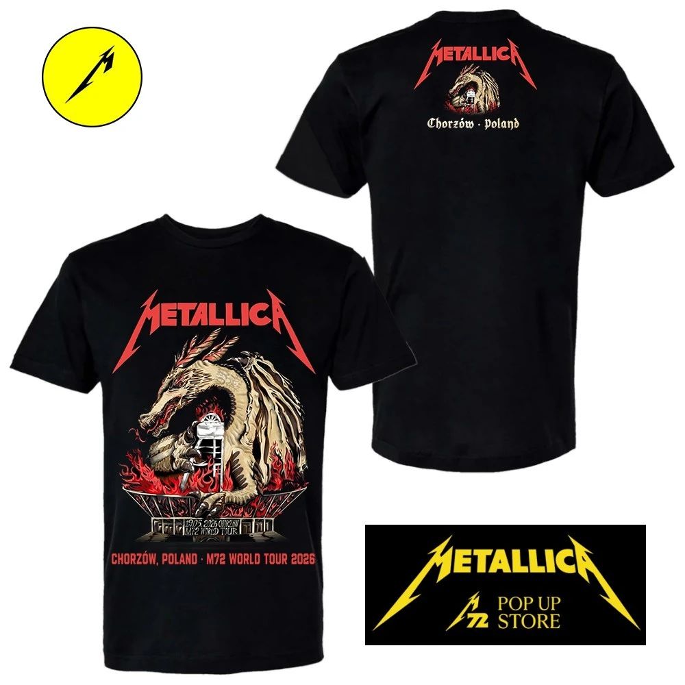 Metallica M72 Chorzów Poland 2026 Limited-Edition t-shirt