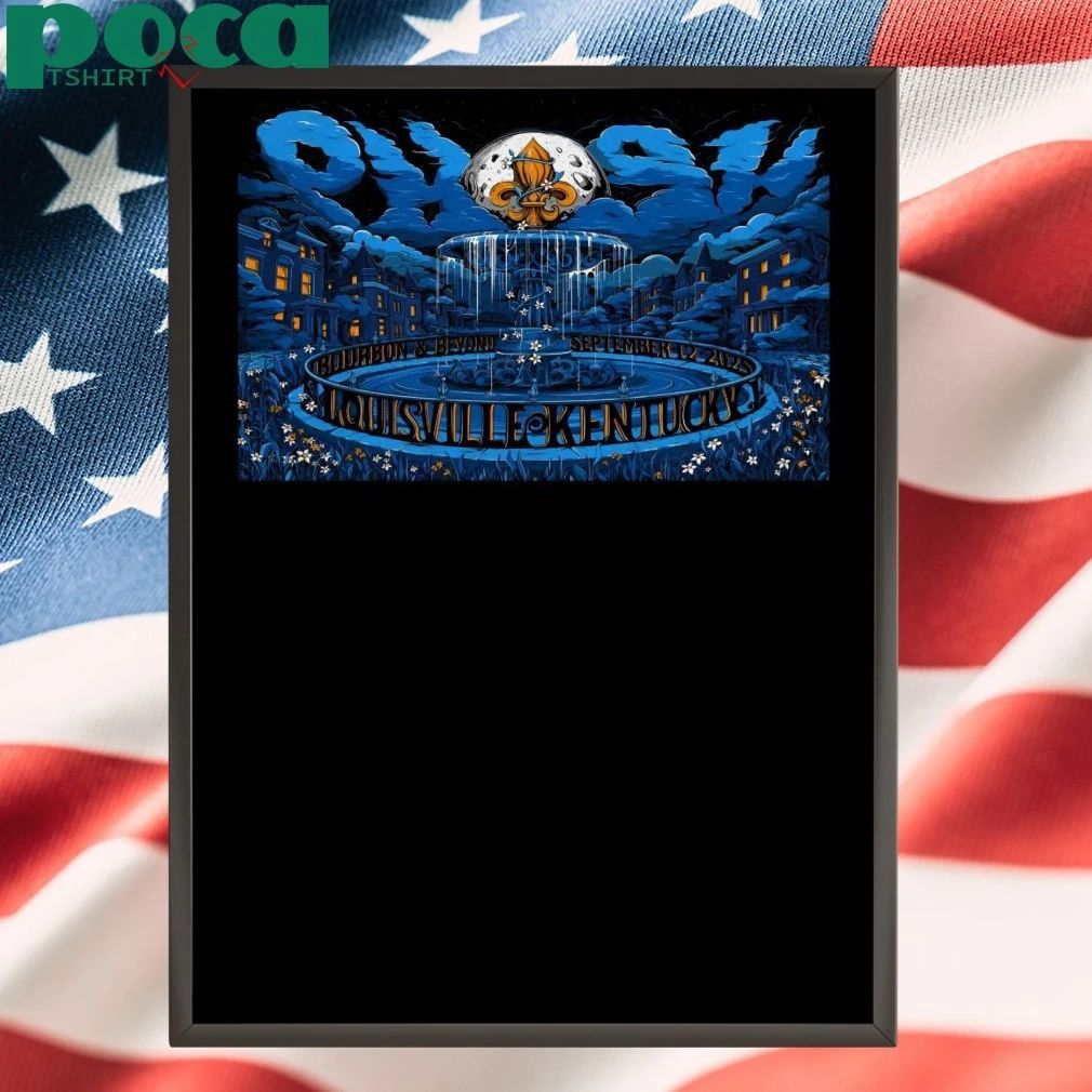 Phish 9 12 2025 Louisville KY Poster T-Shirt