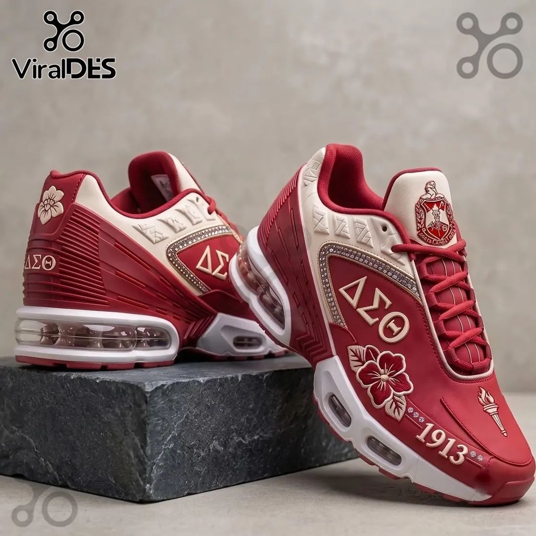 Delta Sigma Theta Red Edition Air Max Plus Sneakers
