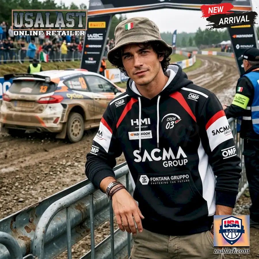 Matteo Fontana WRC3 Racing Apparel Hoodie Shirt