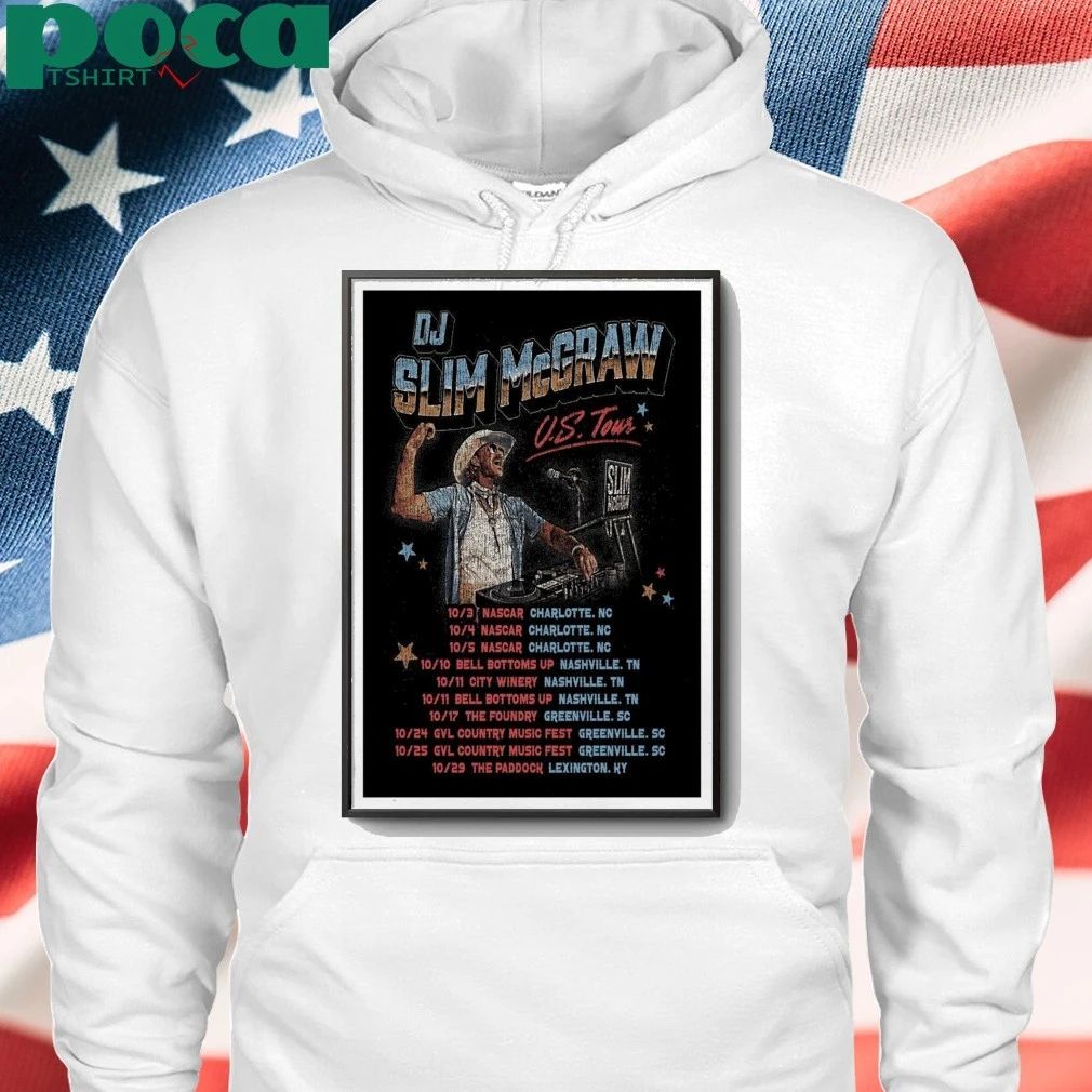 Tour DJ Slim McGraw 2025 Poster shirt