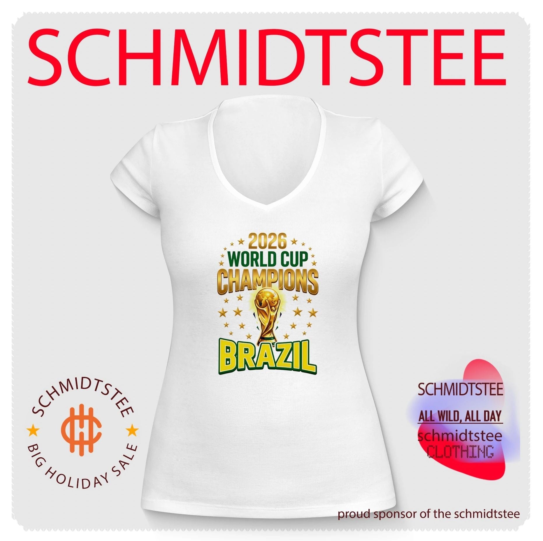 Brazil 2026 World Cup Champions shirt