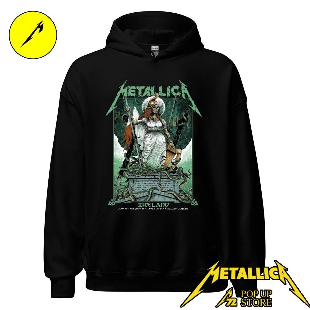 Metallica at Aviva Stadium in Dublin, Ireland, on June 19, 2026 Poster T-Shirt