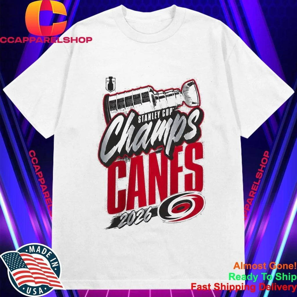 Hurricanes 2026 Stanley Cup Champions Locker Room Shirt