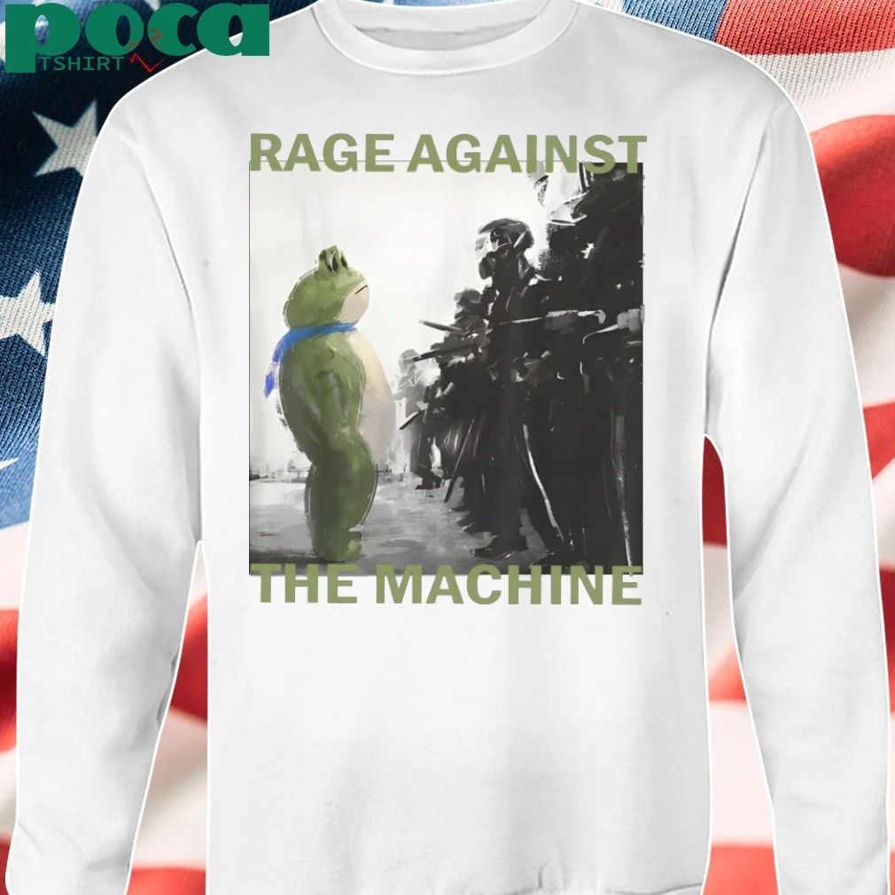 Portland Frog Protest 2025 Rage Against The Machine T-shirt