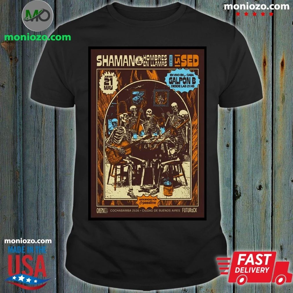 Shaman Herrera 5 21 2026 Buenos Aires Argentina Poster T-Shirt