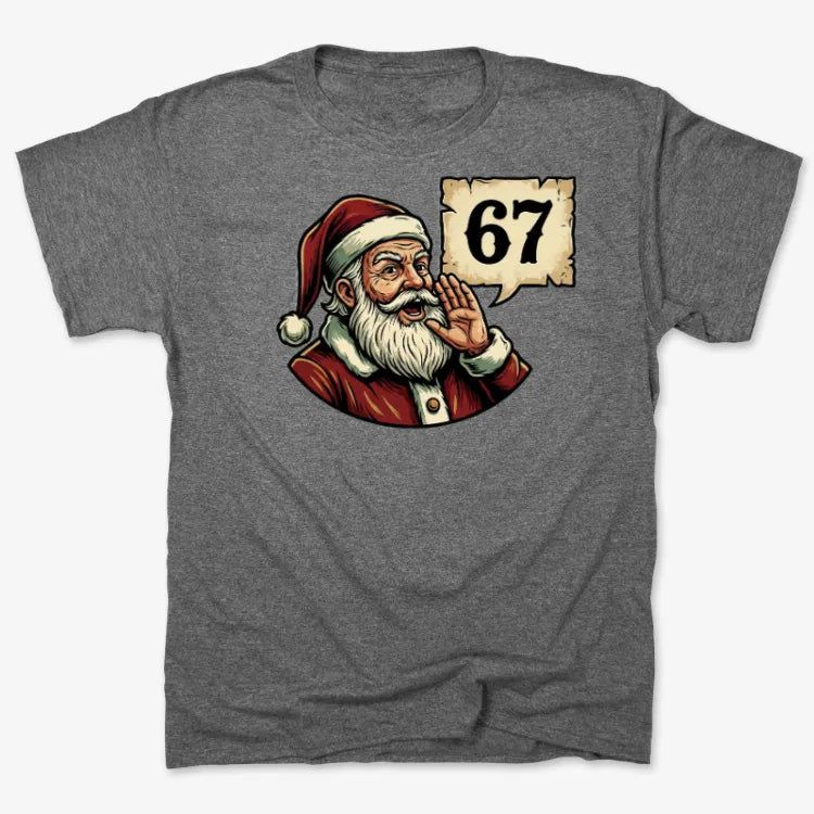 Santa's Countdown Tee: 67 Days to Cheer!
