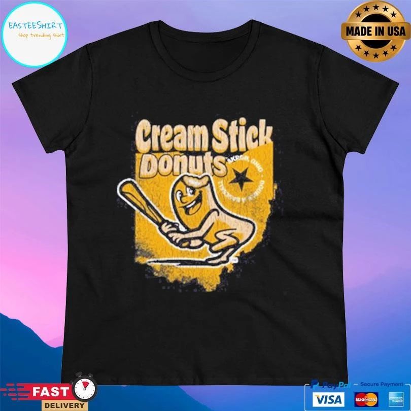 Cream Stick Donuts Ohio Baseball T-shirts