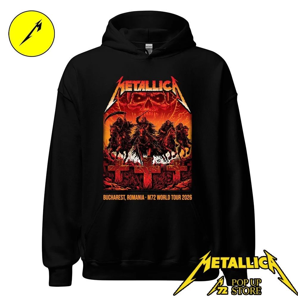 Metallica Pop-Up M72 Bucharest 2026 Poster By Maxx242 In Bucharest Romania At Arena Nationala On May 13 2026 Shirt