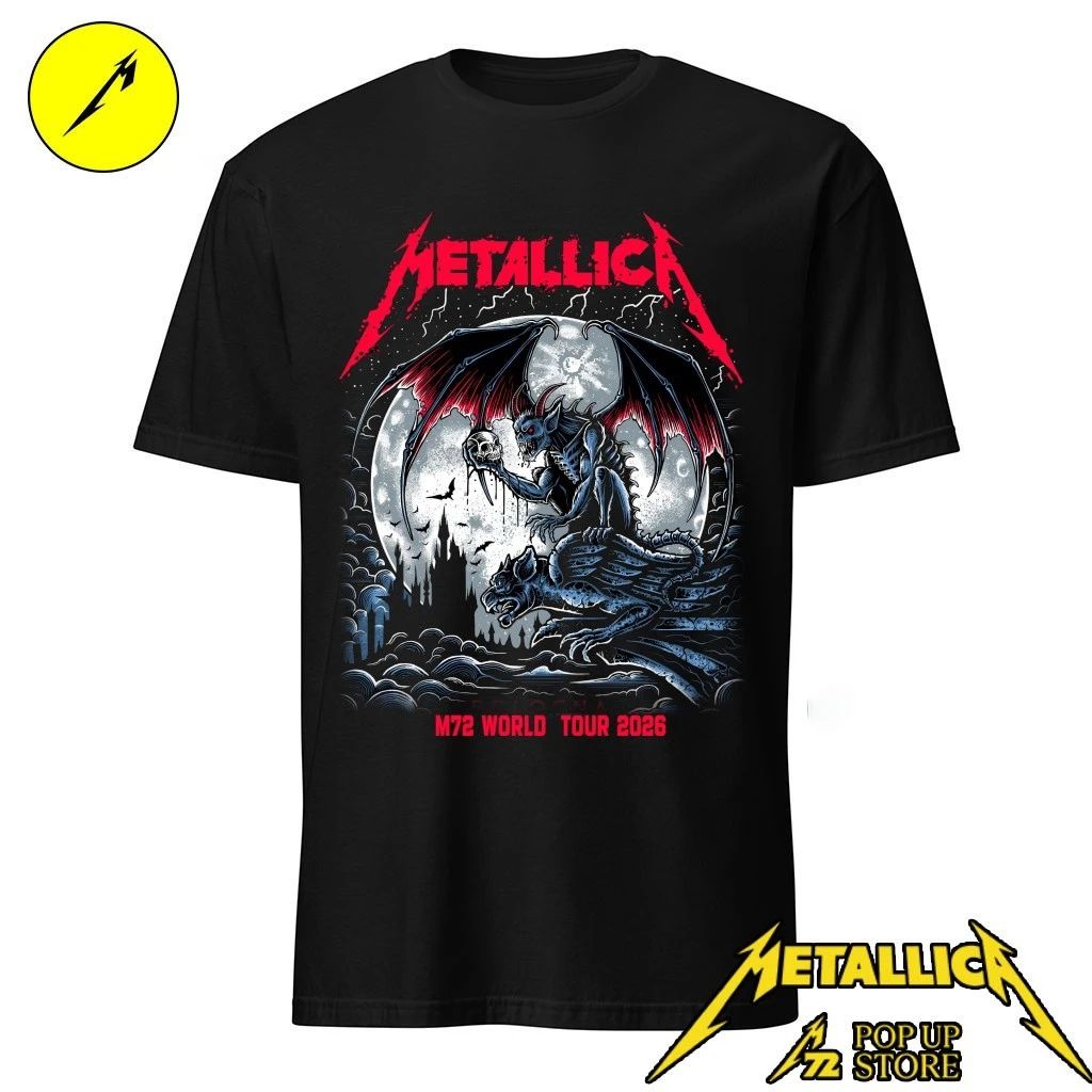 Metallica Pop-Up Store Bologna 2026 – Maglietta Limited Edition Gargoyle Art