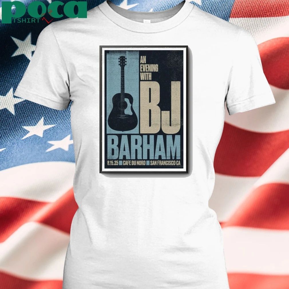 BJ Barham August 15 2025 Cafe du Nord San Francisco CA shirt