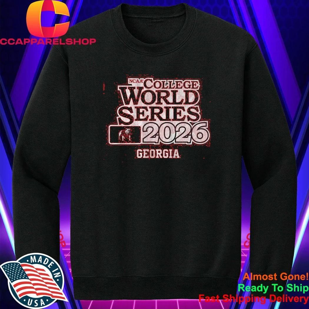Georgia Bulldogs Baseball Baseball Ncaa College World Series 2026 Shirt
